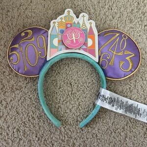 Disney Parks Mickey Main Attraction “it’s a small world” Ear Headband